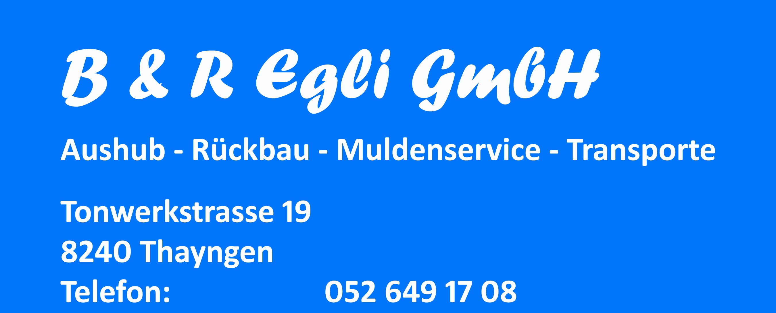 B. + R. Egli GmbH